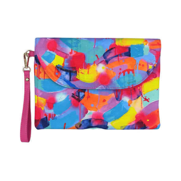 Neon Lights Clutch - Liv & Milly