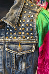 Bohemian Glamour Vintage Jacket - Studs