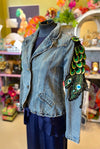 Peacock Sleeved Custom Vintage Jacket