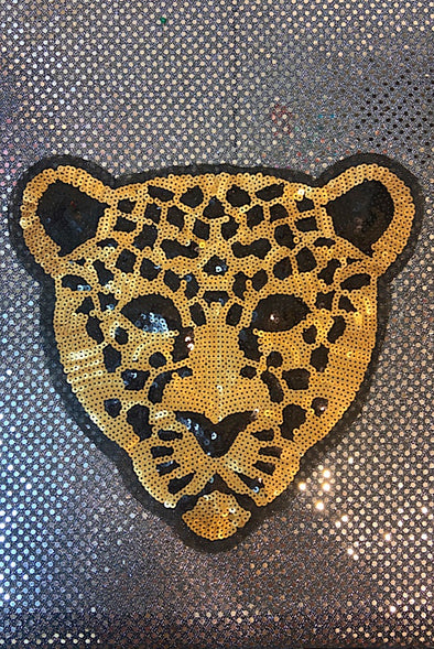 Sequinned Embellishment - Leopard