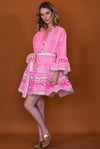 Lola Pink Tunic Dress - Anannasa
