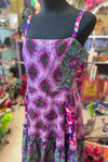 Dorothy Dress in Ankara Fabric - Purples - Custom design by SFH
