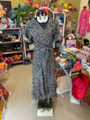 Leopard Print Wrap Frill Dress  - Custom Design by SFH