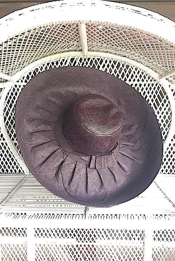 Made in Madagascar Large Hat - Boudoir Black
