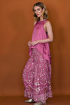 Molly 2 Tier Pink Top - Anannasa