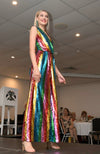 Harry Styles Sequinned Jumpsuit in Rainbow Sparkles Sequins