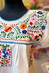 Mexican Bohemian Top - white