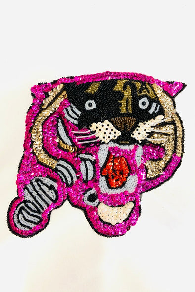 Sequinned Embellishment - Tiger
