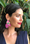 Light Pink Palms Pizzazz Earrings