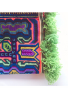 Paradise Clutch With Lime Green Fringing